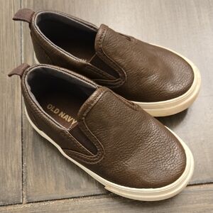 Old Navy Kids Brown Slip-On Sneakers